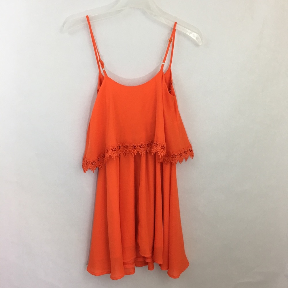 NWT Gianni Bini GB Orange Dress - Picture 2 of 6